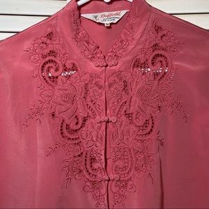 Vintage hand embroidered blouse